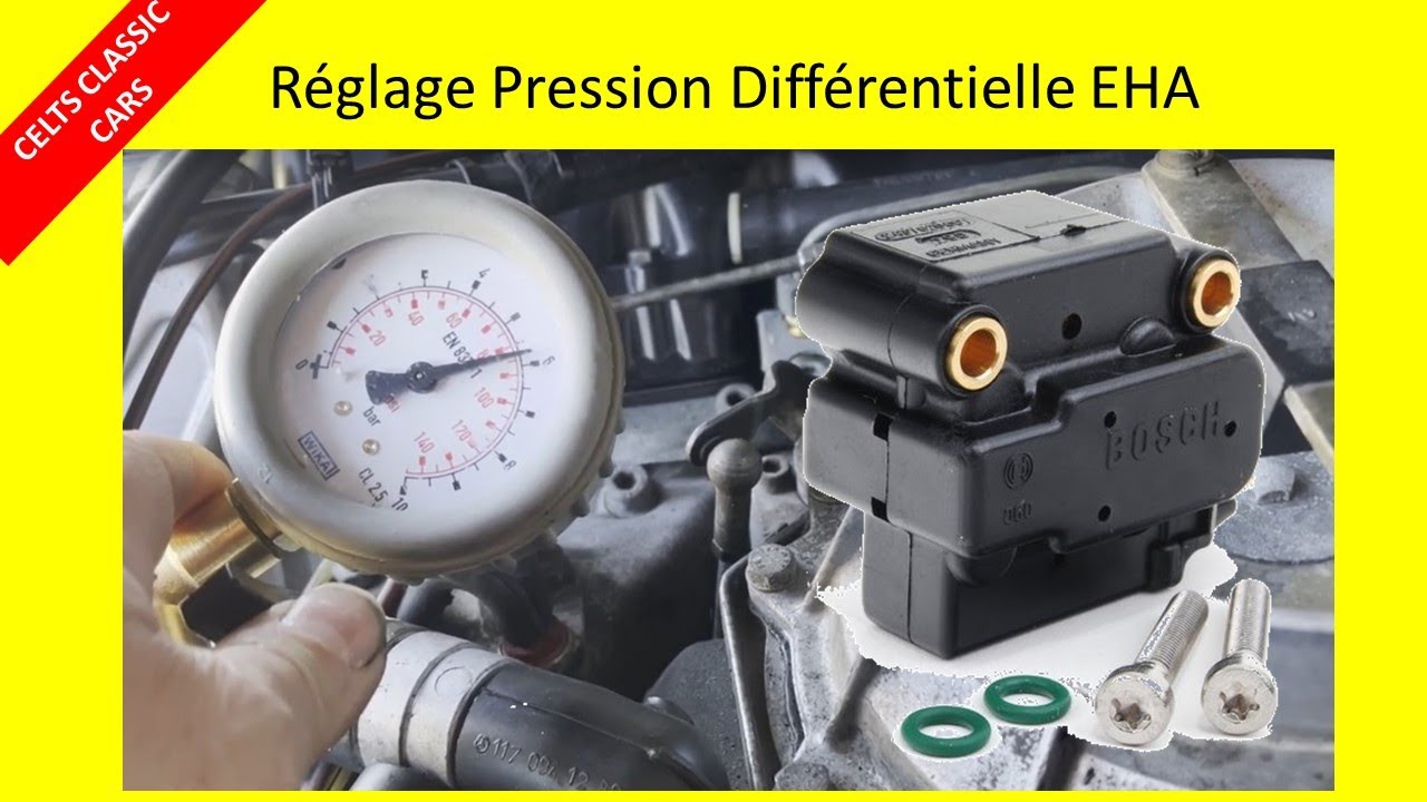 [EHA] Réglage pression d'essence KJETRONIC sur 500SL R107
