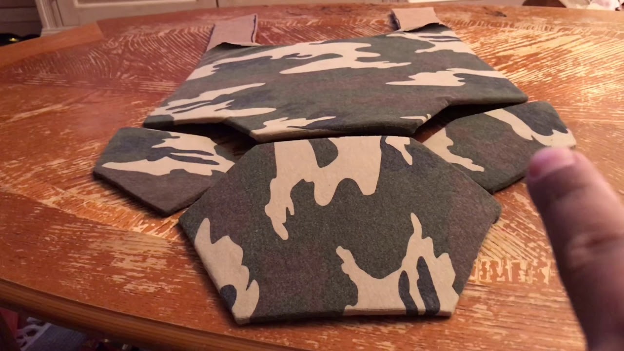 Tactical vest camo air soft DIY part 1
