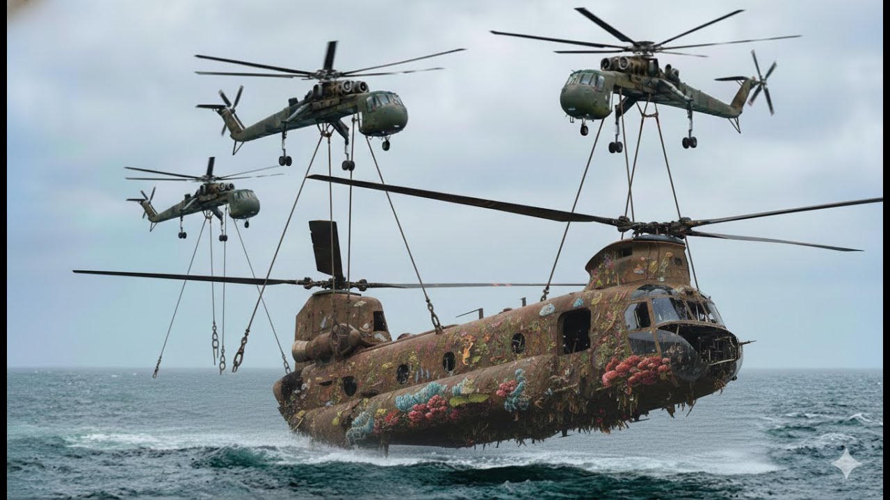 Recovering a CH 47 from the Atlantic Floor! | Deep Sea Salvage