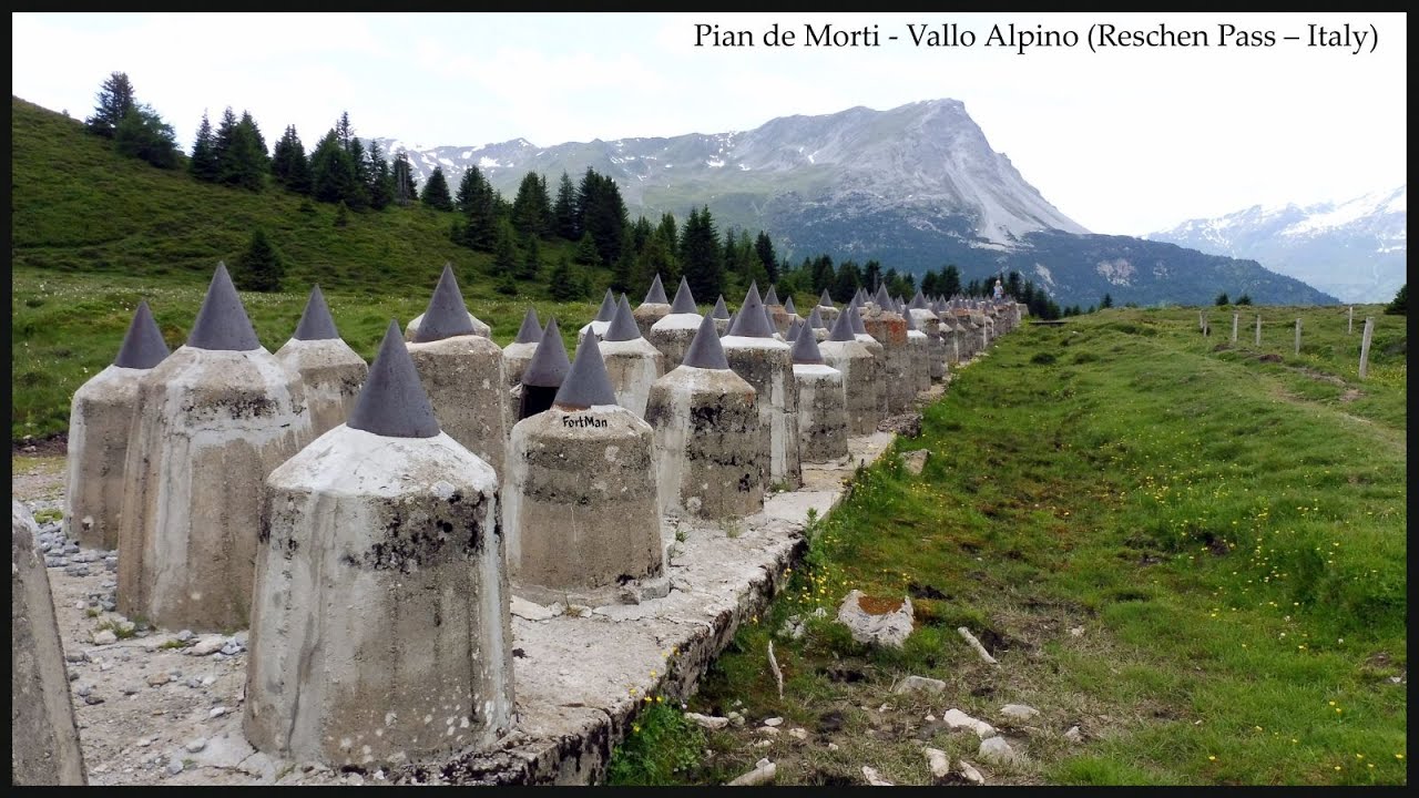 Vallo Alpino - Pian de Morti 1938  - Passo Reschia (Fortress Italy)