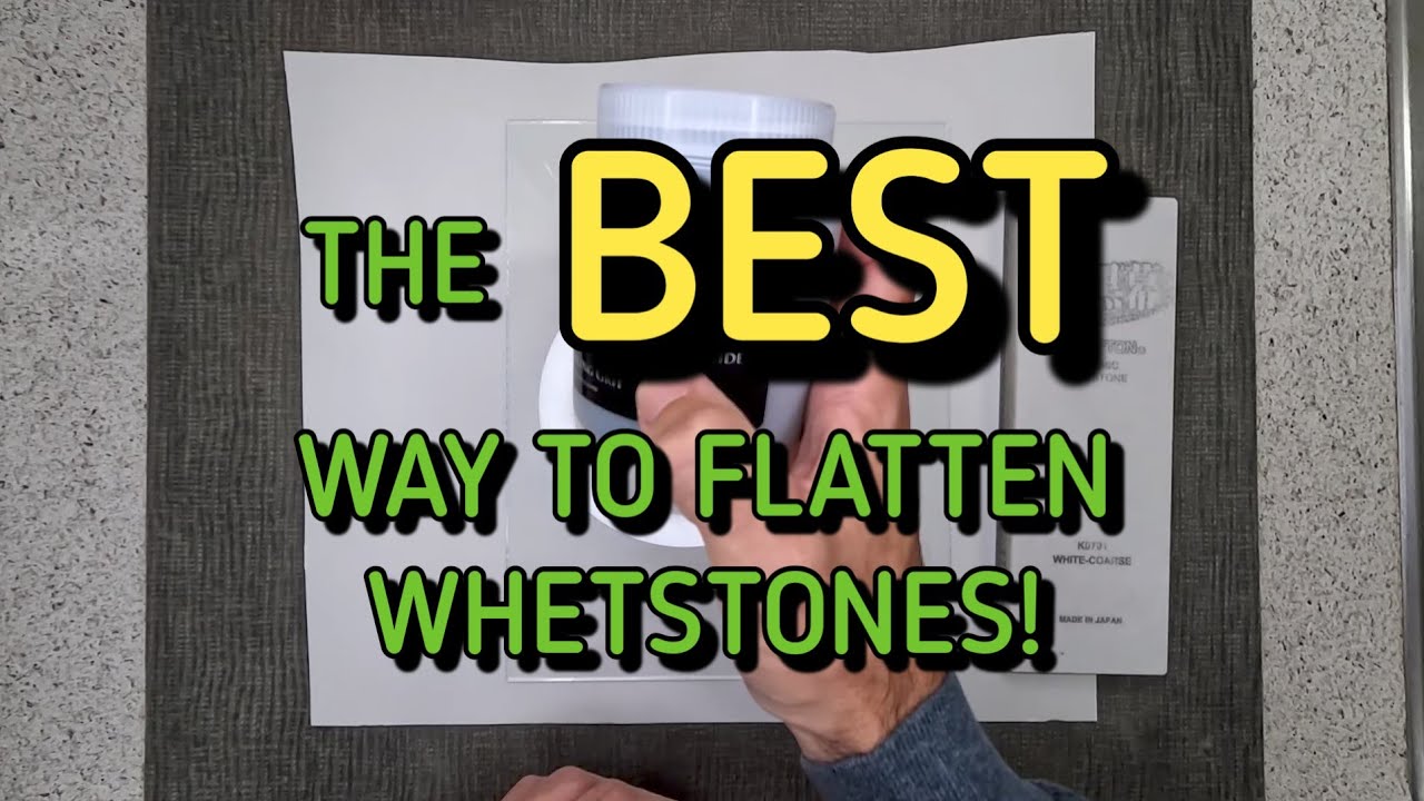 Flatten and Resurface your Whetstones with Silicon Carbide Grit (Knives and Sharpening)