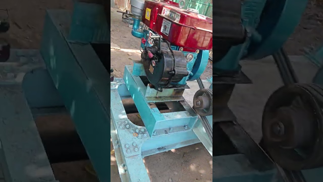 uji coba mesin pancang mini winch1500 modif sendiri.(2)