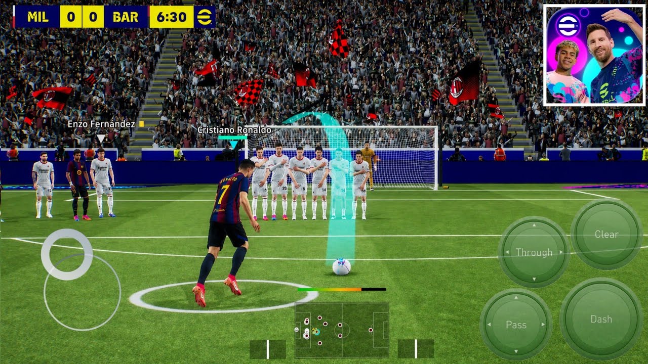 eFootball 2027 Mobile ▪︎ Геймплей на ультраграфике