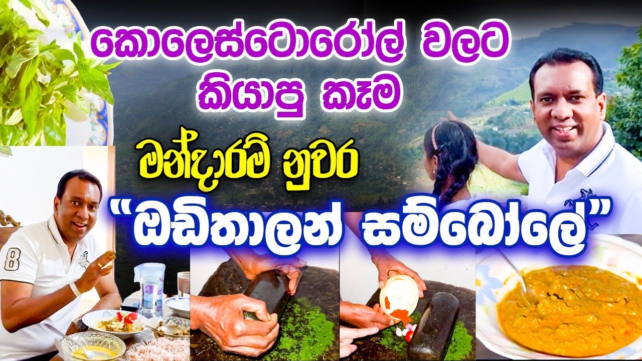 කොලෙස්ටොරෝල් වලට කියාපු කෑම - මන්දාරම් නුවර 