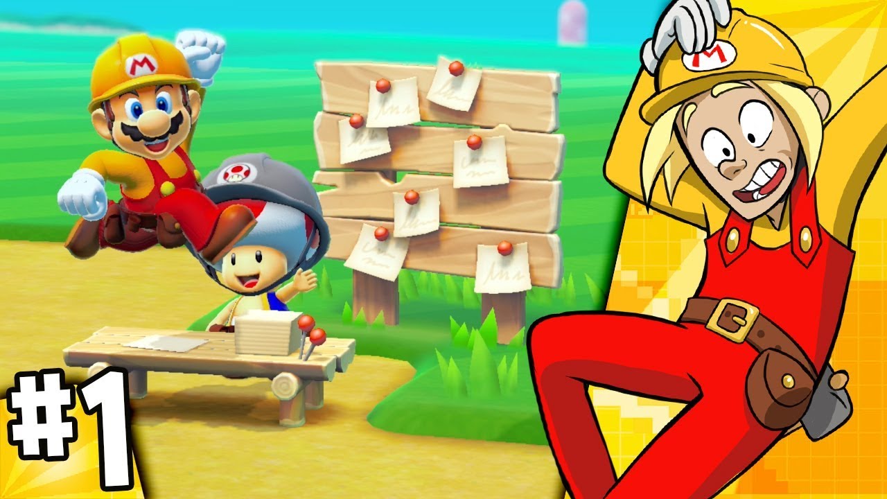 Super Mario Maker 2 - Story Mode #1 - Dog Ate My Homew- Castle?