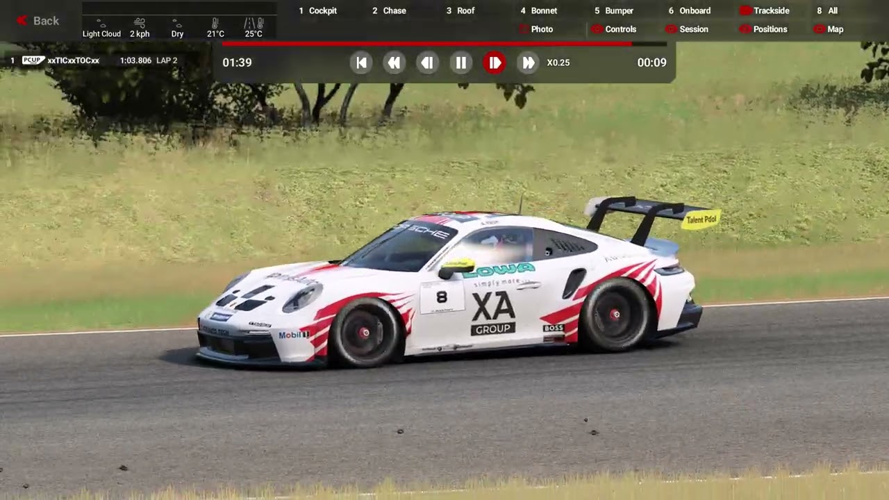 Automobilista 2, front left suspension failure? Gopher hole? NFI.