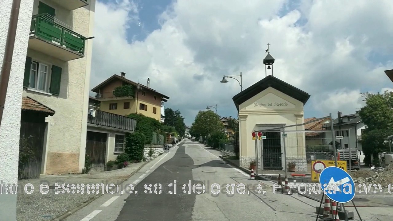 La strada che unisce Rovereto a Folgaria