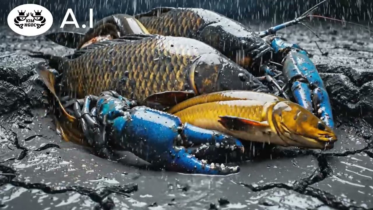 Niềm Vui Bội Thu: Ra Vườn Nhặt Cả Nghìn Lươn Vàng, Tôm Càng, Cá Lóc Sau Mưa