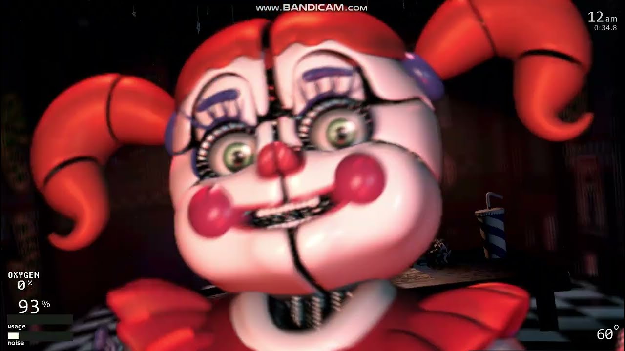el reto de nightmare chica y bonnie