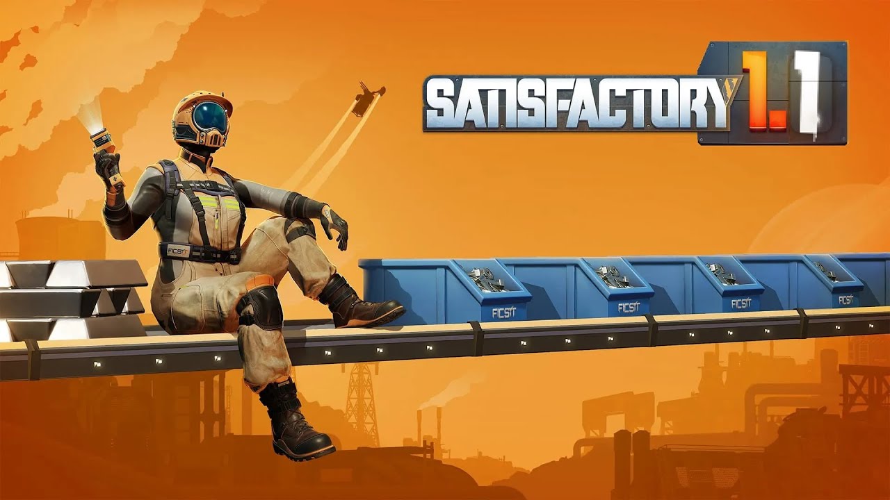 Satisfactory 1.1, no commentary gameplay part 2 Livestream