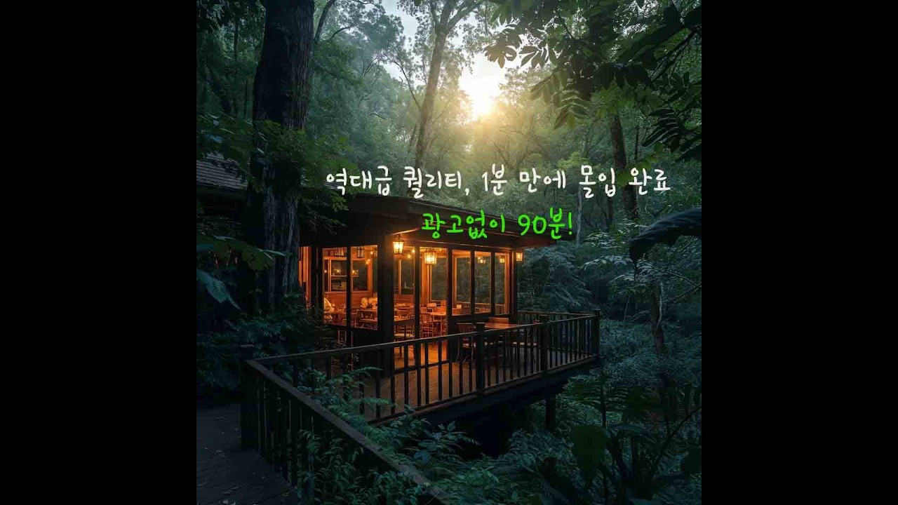 [Playlist] 광고 없는 고요한 90분｜지독하게 몰입하고 싶은 날 듣는 작업용 BGM  #작업용BGM #광고없음 #몰입 #집중력 #플리 #Playlist #노동요