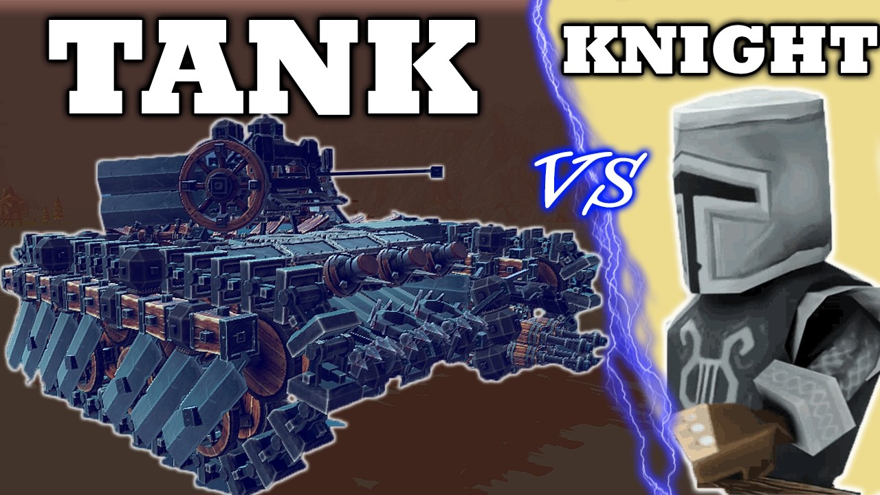 I built a TANK in medieval VR! (besiege)