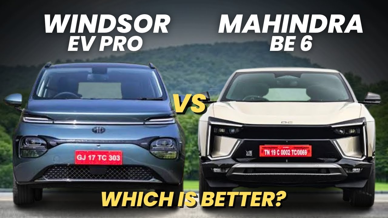 MG Windsor EV Pro vs Mahindra BE 6 | Which is best? | windsor ev pro vs be 6
