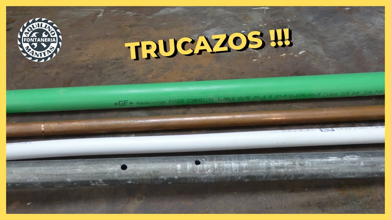 💥3 TRUCAZOS de FONTANERO (Cobre, Hierro, Multicapa, PPR).