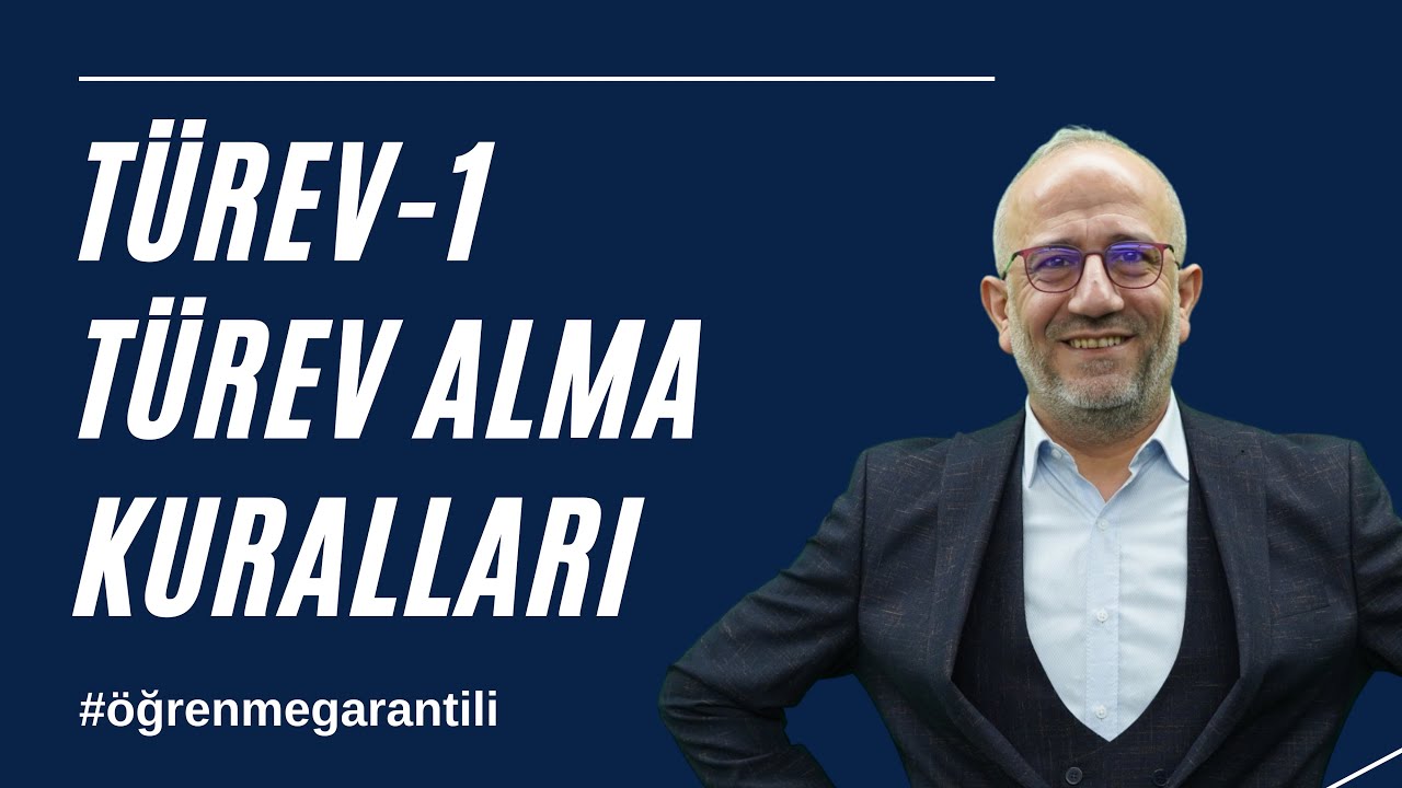 Türev Alma Kuralları | Konu Anlatımı #öğrenmegarantili
