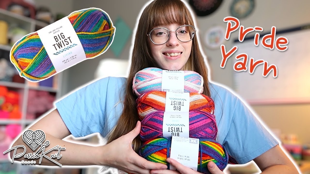 Trying Big Twist Pride Yarn | PassioKnit Vlog