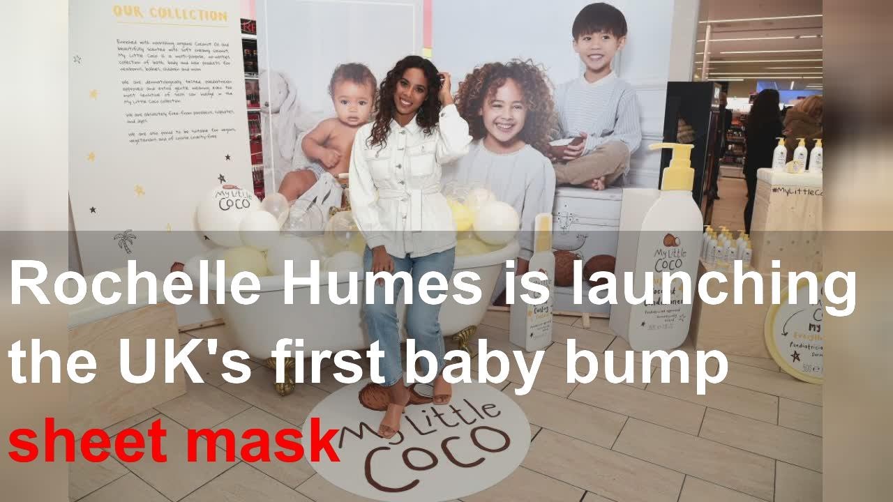 Rochelle Humes is launching the UK's first baby bump sheet mask