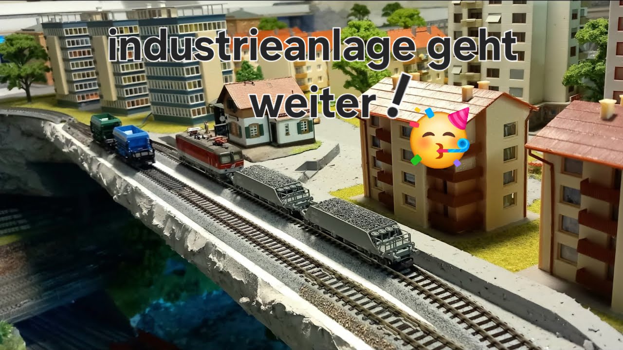 Die Industrie Anlage geht weiter...(Modeleisenbahn Spur N)