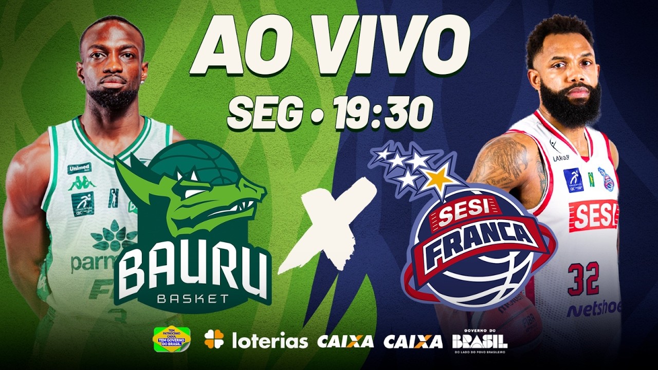 Bauru Basket x Sesi Franca | NBB CAIXA 2025/26 | AO VIVO | 06/04/2026 | 19h30