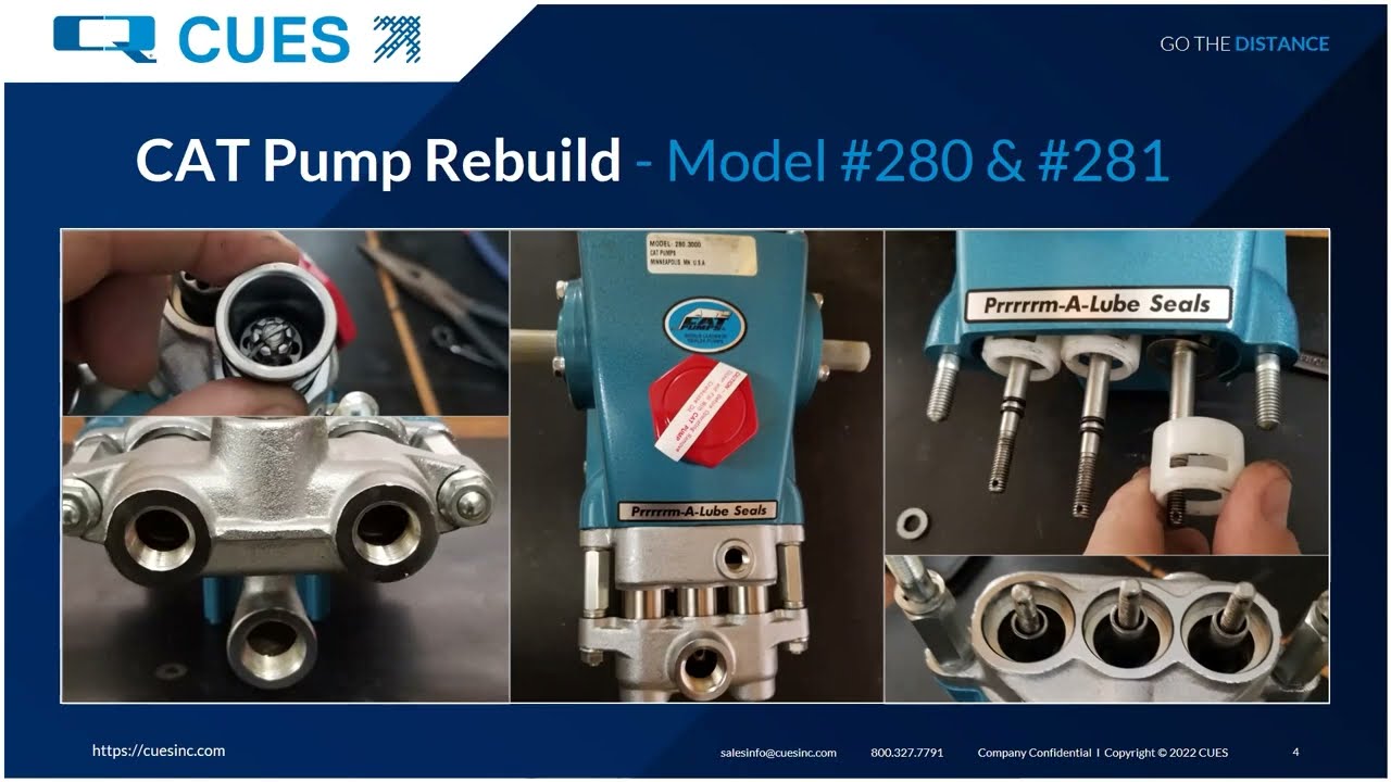CUES Webinar Series: CAT Pump Rebuild