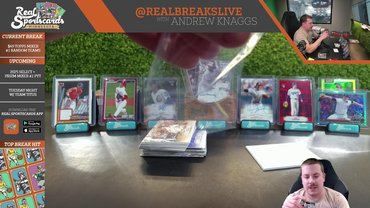 ELLY DE LA CRUZ BONUS- $49 Topps Baseball Mixer #1 Random Teams