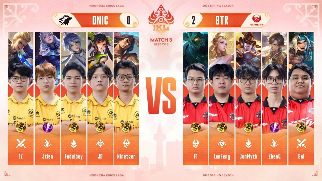 [IKL Spring 2026] Bigetron by Vitality vs ONIC | Game 3 | Group Stage | Week 2 Day 1