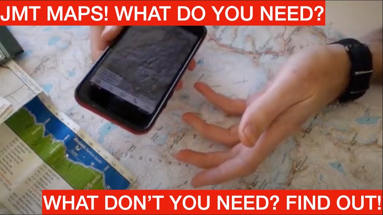 JMT Maps! What do you need? What don't you need? Find out!