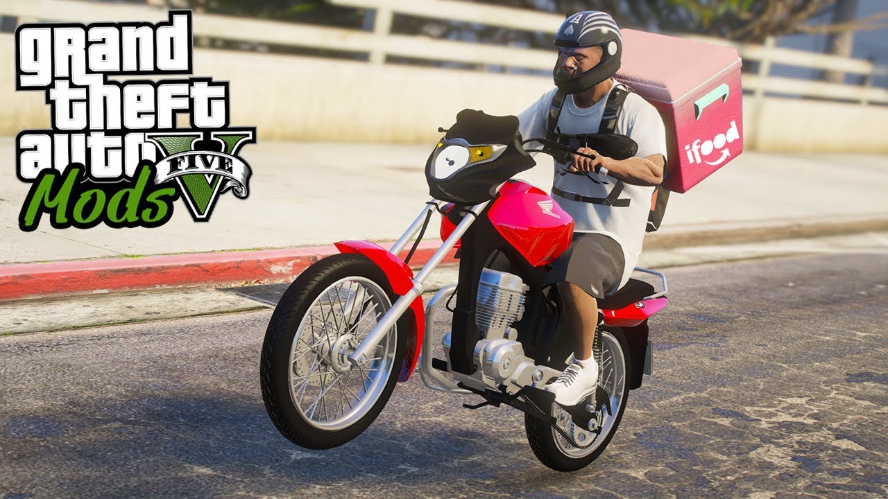 COMO NÃO TRABALHAR DE ENTREGADOR NO IFOOD - Mods GTA V