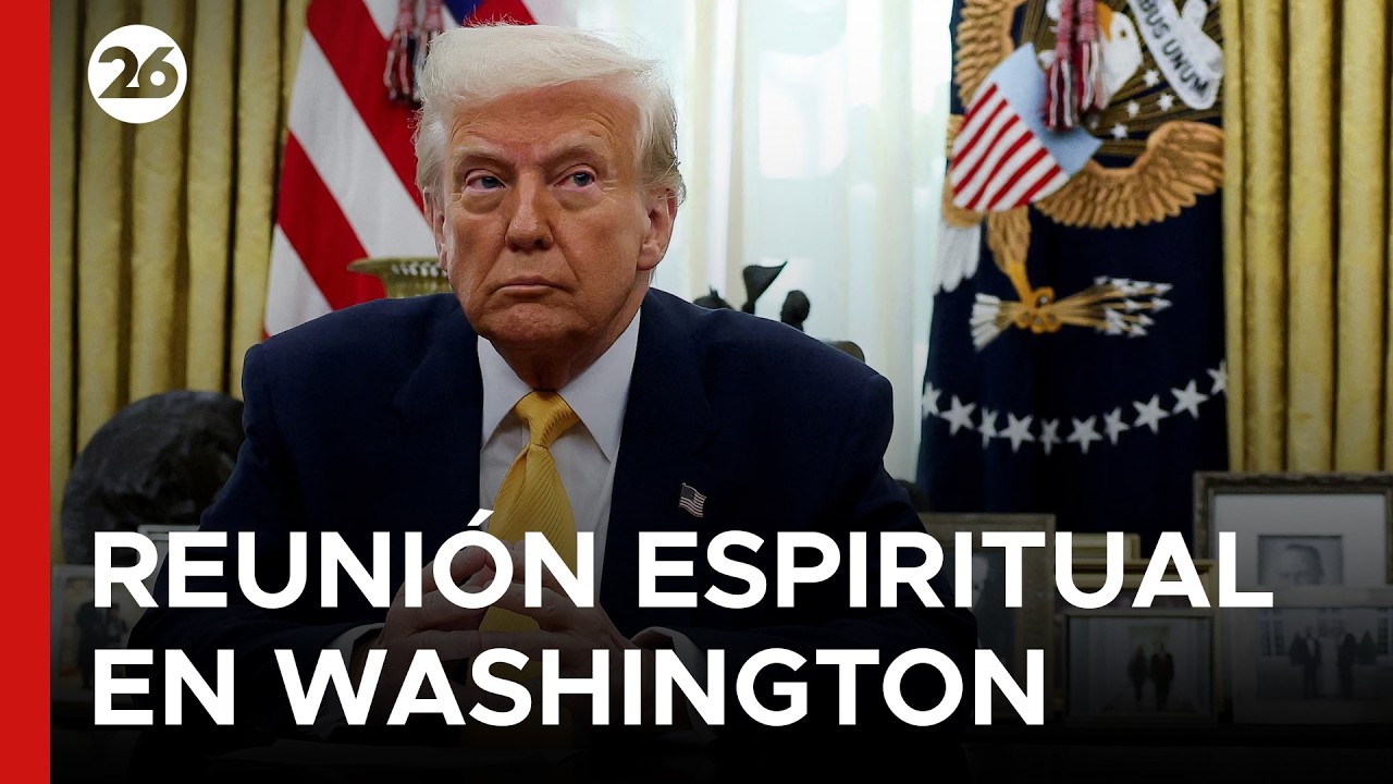 🇺🇸 OFICINA OVAL | Pastores evangélicos rezan por sabiduría y fuerza para el mandatario republicano