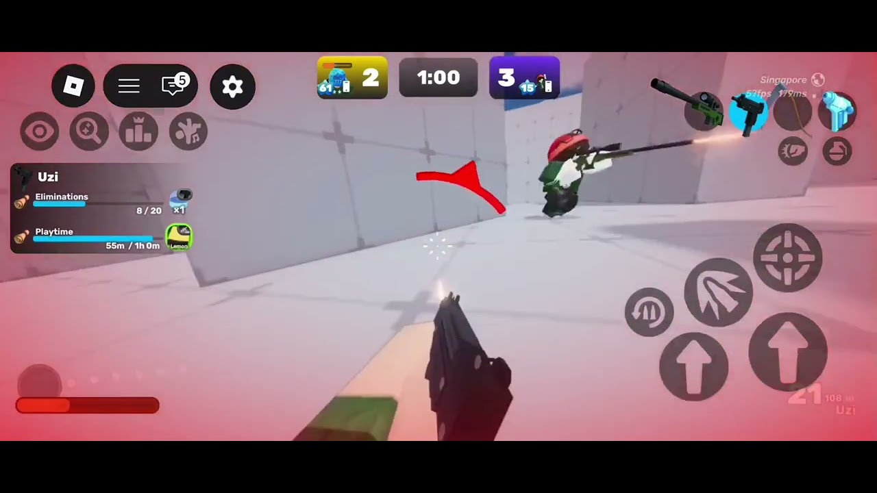 #roblox #rivals 1v1 pretending to be a noob