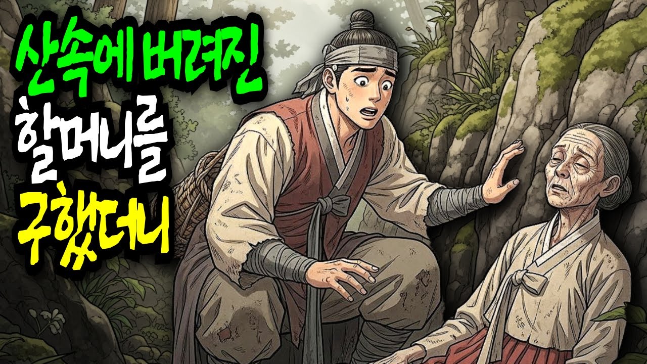 산속에 버려진 할머니를 구했더니… 약초꾼에게 믿기 힘든 반전이 벌어졌다 [야담·민담·전설·설화·옛날이야기]