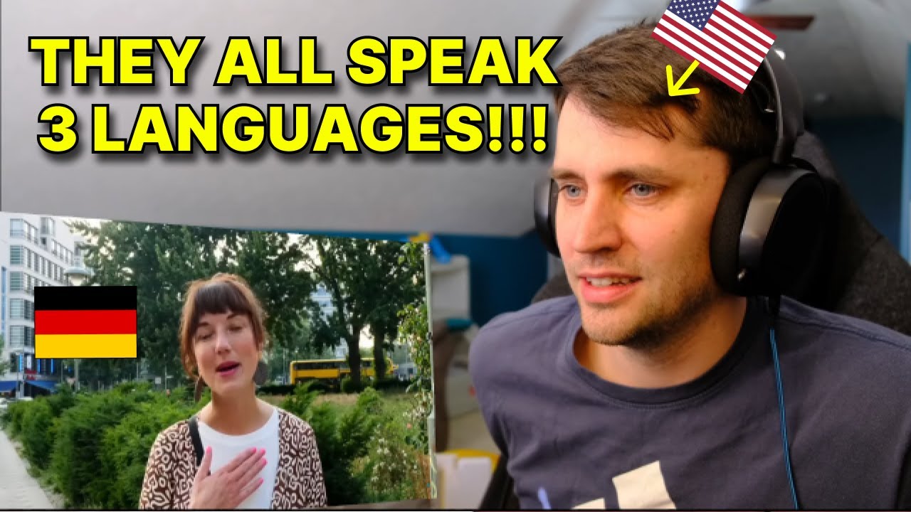 American reacts to: How many Languages to Germans speak? (Berlin)