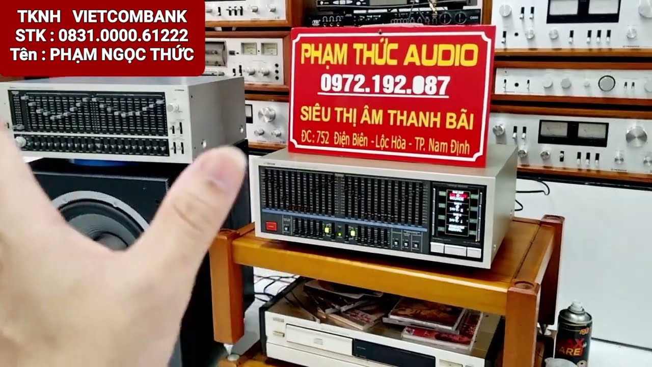 Báo giá Lọc xì  Victor sea 7070 và R7 2 siêu Phẩm  Victor về eq cần bi. phạm thức audio 0972192087