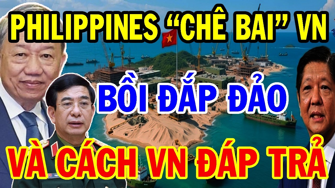 Cả Thế Giới Chấn Động: Philippines Chê VN Bỏ 'Núi Tiền' Bồi Đắp Đảo Và Cách VN Đáp Trả TG Phải Nể.