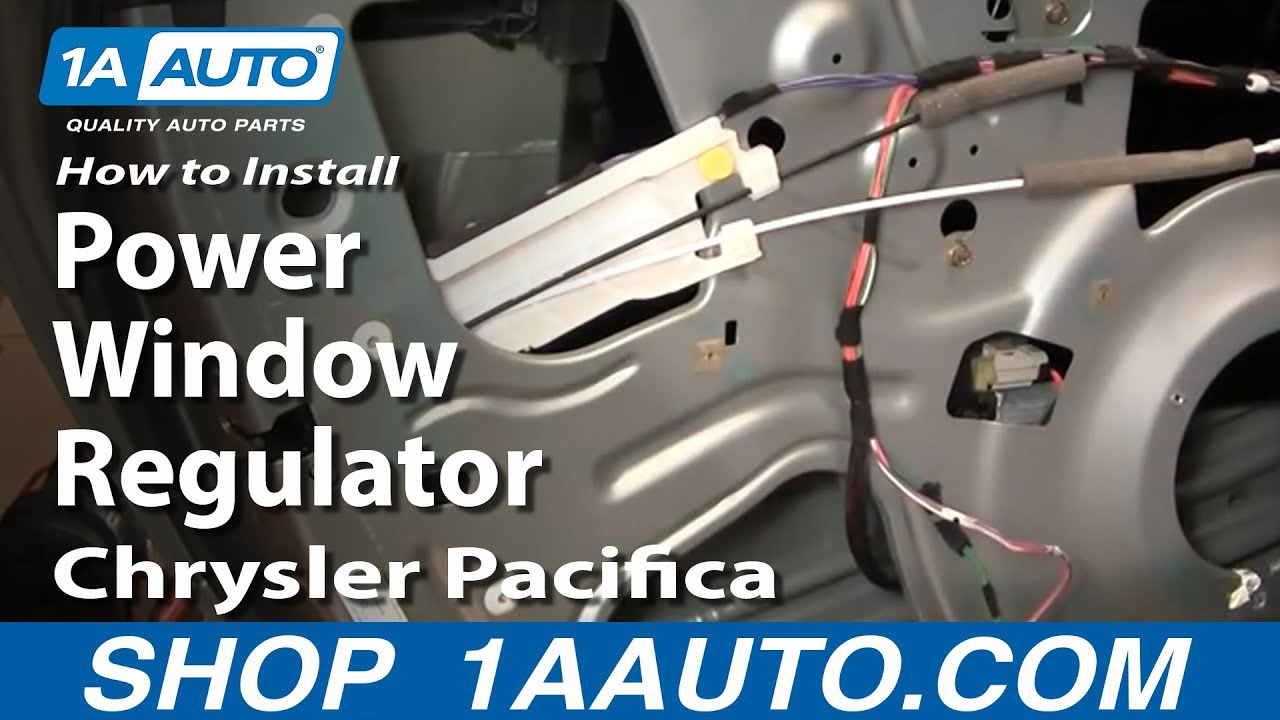 How to Replace Rear Window Regulator 04-08 Chrysler Pacifica