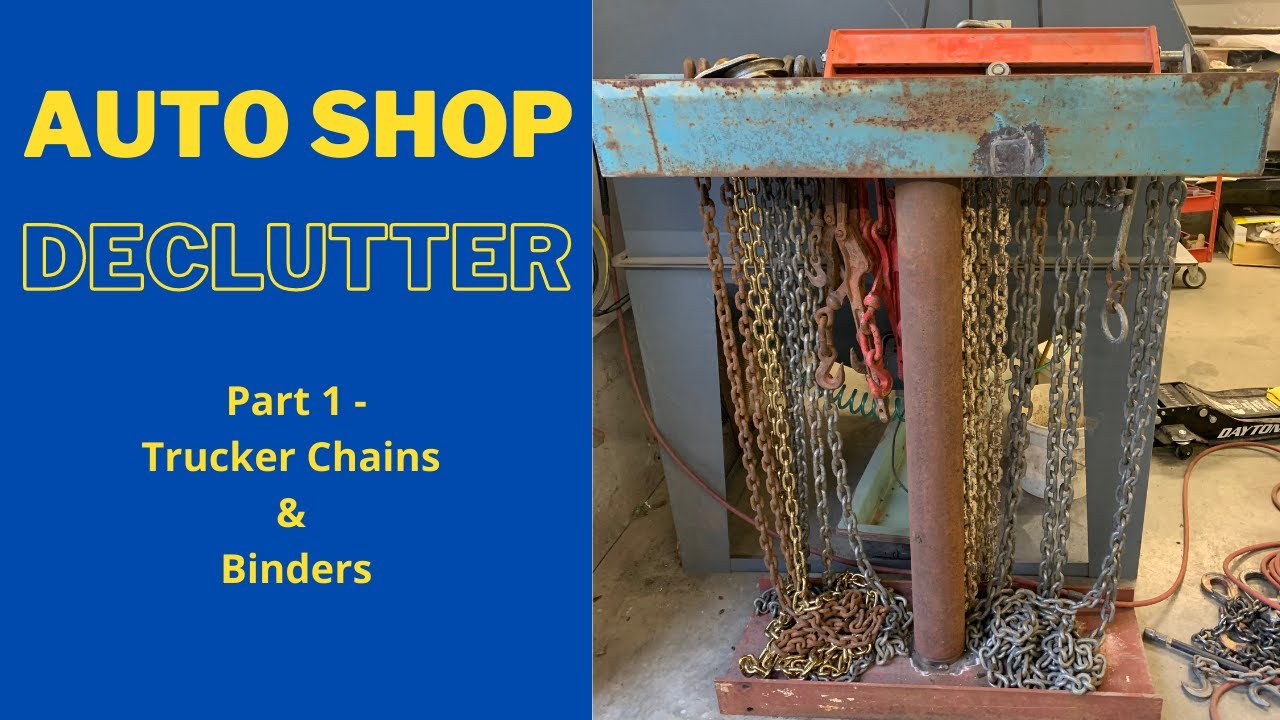 DIY Auto Shop Chain Storage