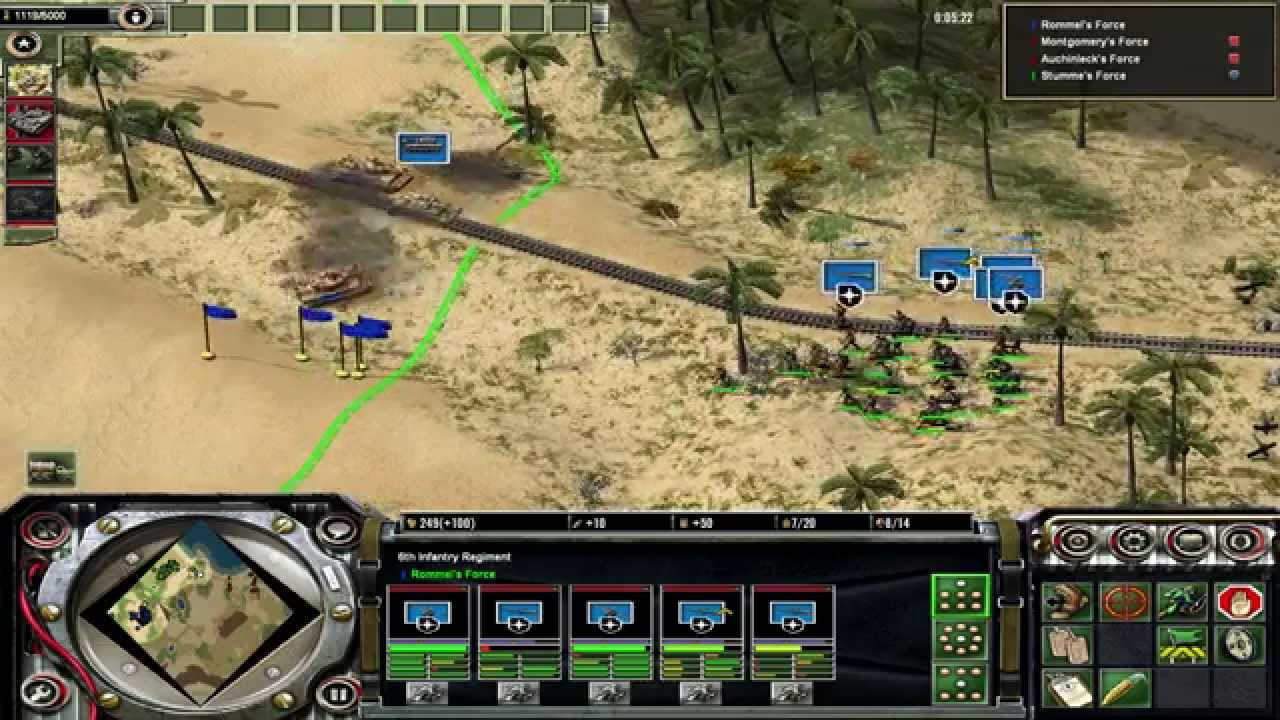 Axis & Allies Axis Campaign Mission 2: Battle of El Alamein (Germany)