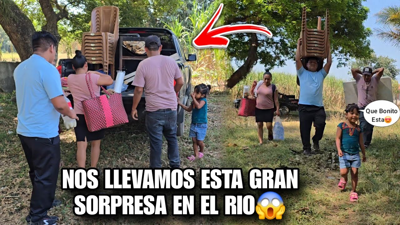 Santo Dios Ya Llegamos Todos al Rio😱Miren Que Bonito Esta😍EDY Quedo Boca Abierta Al Ver El Rio‼️