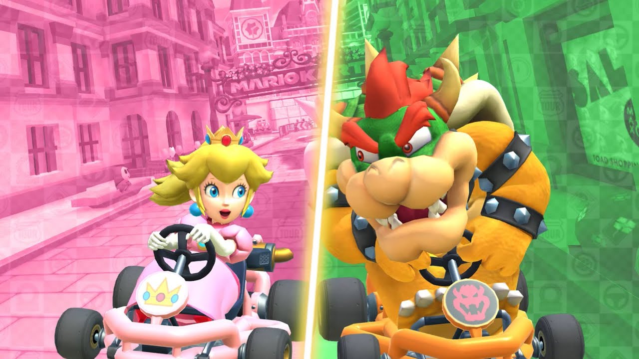 Mario Kart Tour [iPhone] -Peach vs. Bowser Tour- Gameplay 200cc