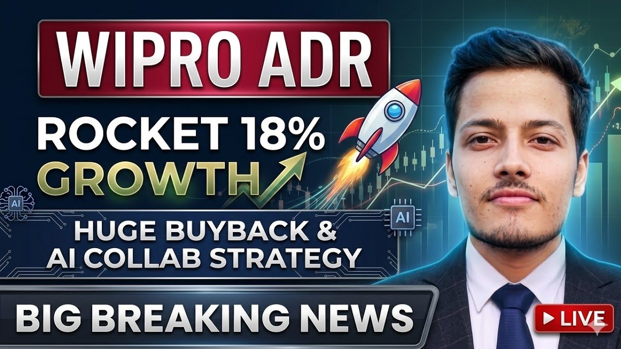 Wipro Adr up 18% | Wipro share Latest News | Wipro buyback and Ai Collab News | Wipro Share Analysis