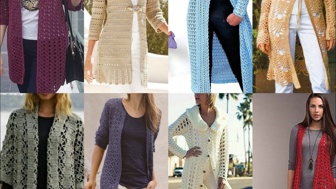 Winter Spark Cardigan CrochetTutorial | Seamless Top-DownCardigan long jacket
