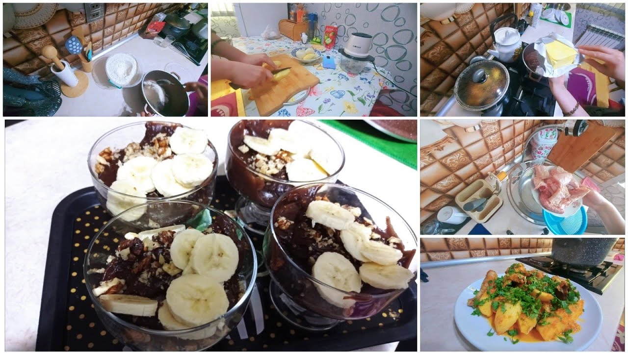 #sessizvlog #desert #souss Kend toyugundan cigirtma / ve desert olaraq cacaolu puding hazırladım 👌🏻😊