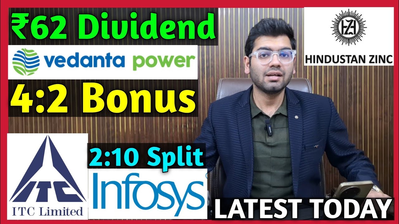 Vedanta Power, Infosys, ITC, Hindustan Zinc Stocks Declared High Dividend, Bonus & Split