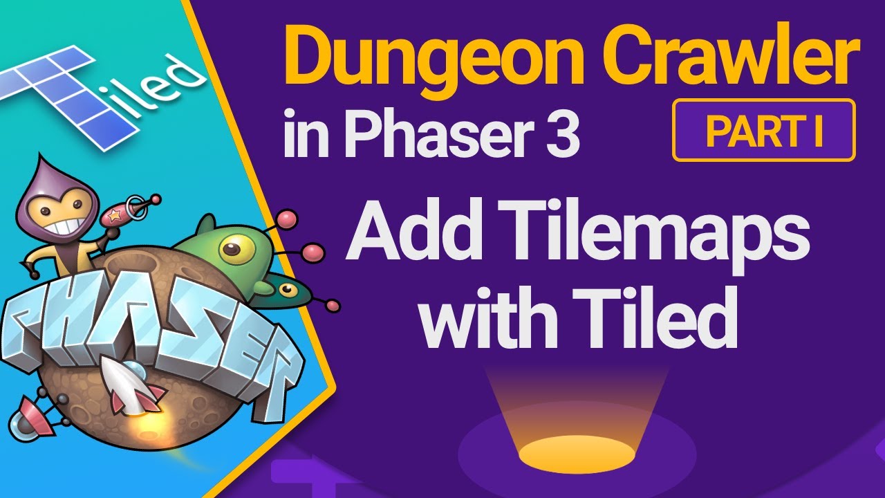 Add Tilemaps with Tiled - Dungeon Crawler in Phaser 3 - Part 1