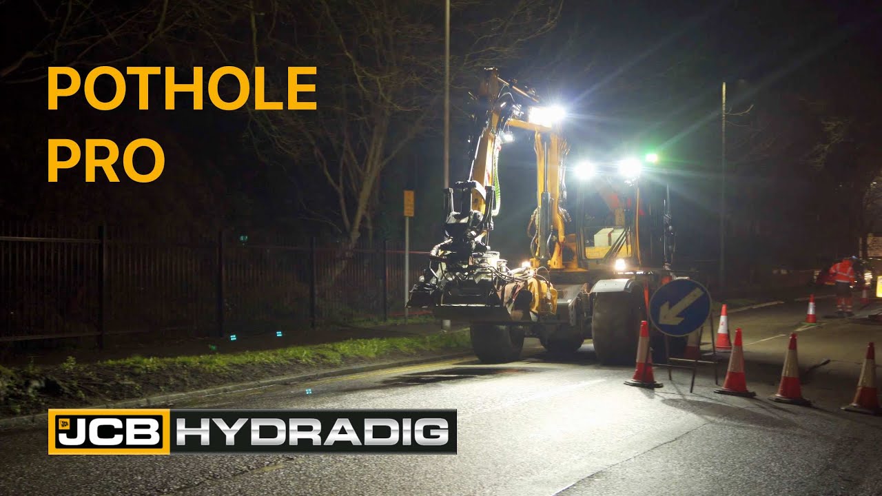 Repairing Damaged Roads | JCB Pothole Pro