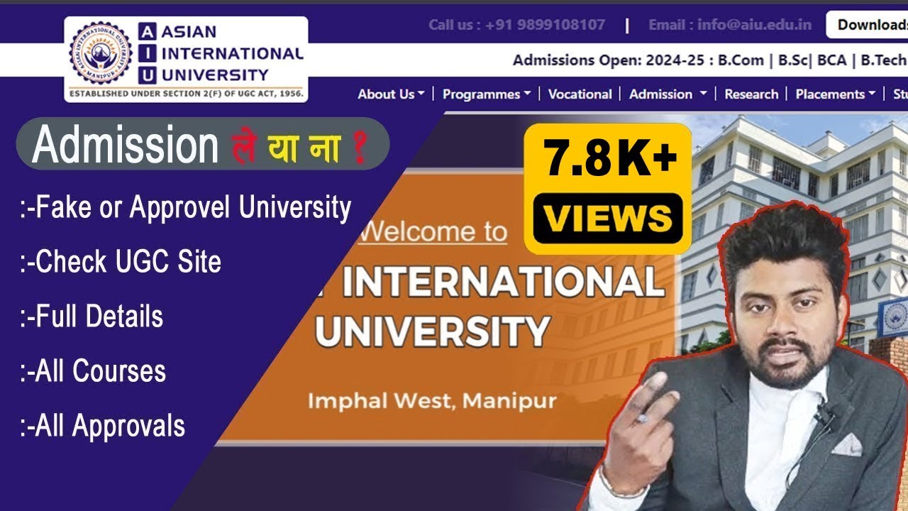 Asian International University || Asian University Manipur || Asian International University AIU