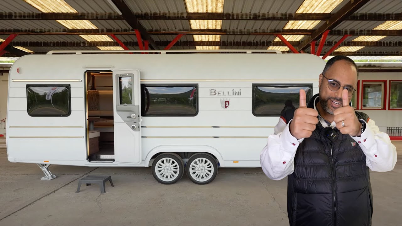 Doppelacher Wohnwagen 2025  Tabbert Bellini 620 Prototyp Weltpremiere AMC Schmitt Französisch