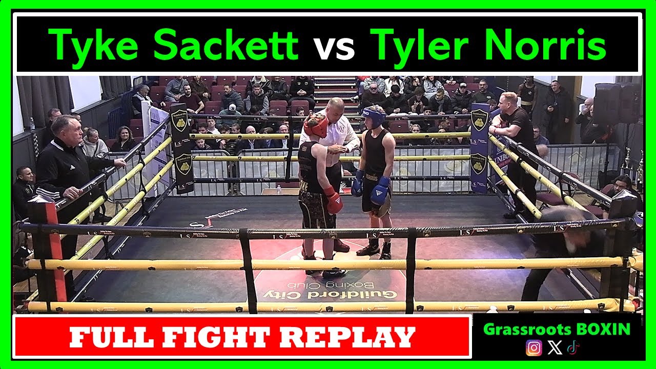 Tyke Sackett vs Tyler Norris - FULL FIGHT - Guildford City Boxing Club Home Show (01/02/2026)
