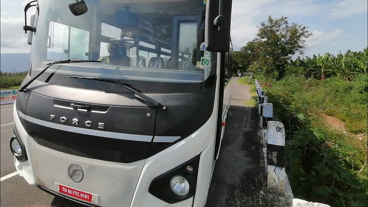 Force Traveller Monobus - 33 seater bus Review on Interior, Exterior & Safety - Tamil Version