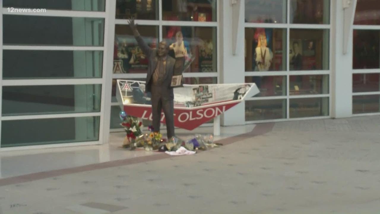 Growing memorial at UArizona for legendary coach Lute Olson